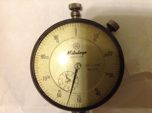 MITUTOYO Dial Indicator No. 2416 - Metal working dial indicator -  0.001&#034; X 1&#034;