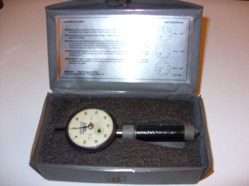 Brencor chamfer chek gauge .001 dia 0°-90° for sale