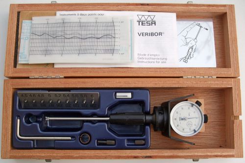 Tesa veribor 4.5-6mm dial bore gage gauge 0.001mm innenmessgerat nos new for sale