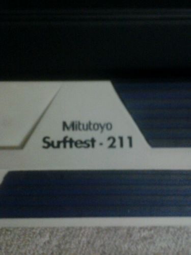 MITUTOYO SURFTEST NO 211 SURFACE FINISH ROUGHNESS PROFILOMETER