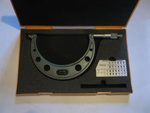 Mitutoyo 5-6&#034; thread micrometer.no anvils. for sale