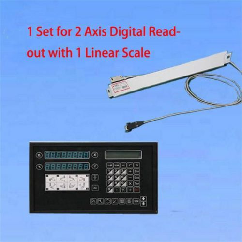 New 2 Axis Digital Readout W Linear Scales DRO Set Kit High Cost Performance