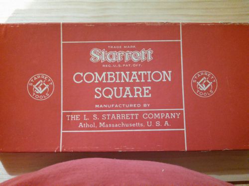 Starrett 11H-12-16R 12&#034; Combination Square with Square Head