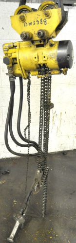 Ingersoll rand 1/8 ton pneumatic chain hoist for sale
