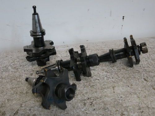 4 mixed cat-40 shank stub arbor adapters, briney v40san-125-510sp for sale