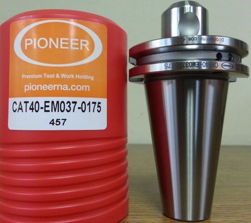 Hpi pioneer cat40 3/8 0.3750 end mill holder 1.75&#034; **used** for sale
