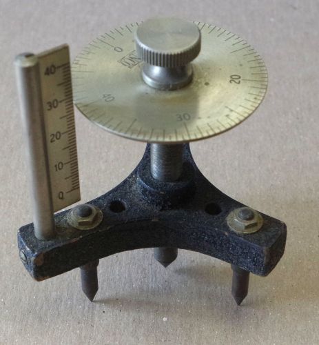Vintage CENCO metal working or optics depth gauge