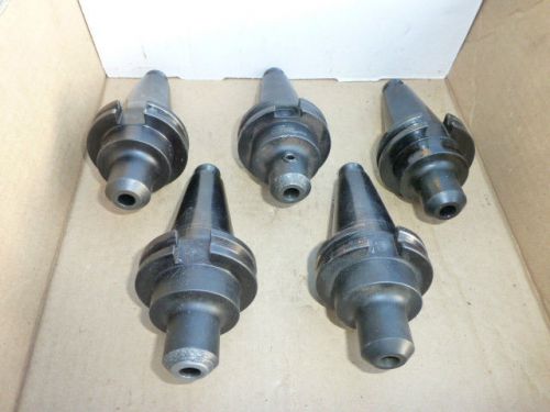 5 USED COMMAND CAT 40 TOOL HOLDERS C4E4-0375  3/8&#034;  NO RESERVE