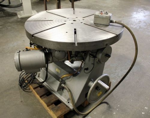36&#034; rotab tilting t-slotted motorized rotary table for sale