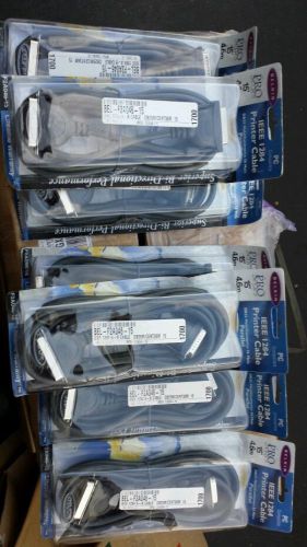 BELKIN PRO SERIES IEEE 1284 PRINTER CABLE 15FT 4.6m, lot 7 NEW