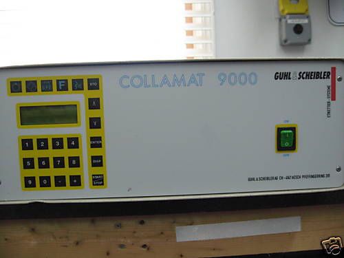 Factory Refurbished Collamat 9000 Monitor Controller Guhl Scheibler 9020 9010