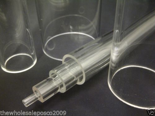 Clear acrylic tubes 400mm / 500mm / 600mm lengths 5mm to 25mm outside diameters for sale