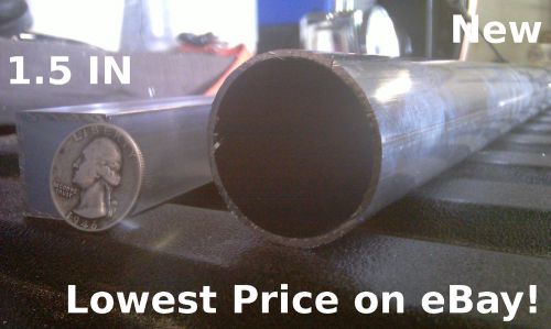 Aluminum Round Tubing - 1-1/2&#034; OD x 1/16” x 24&#034; Long, .062, .1.5 IN, Tube, USA!