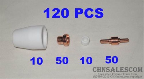 120 PCS PT-31 Plasma Cutter Consumabes Plasma TIP Electrode For Cut-40 CUT-50D
