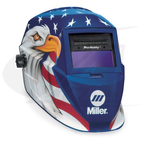 Miller pro-hobby eagle ii auto-dark welding helmet for sale