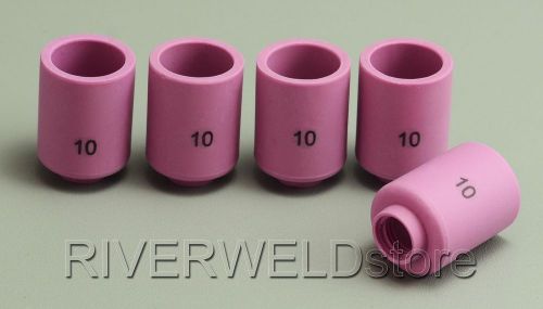 13n13 10# alumina nozzles cups fit tig torch sr db pta wp 9 20 series,  5pk for sale