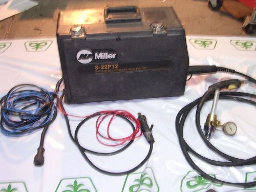 Miller s-22p12 24v suitcase wire feeder feed welder  mig with regulator for sale