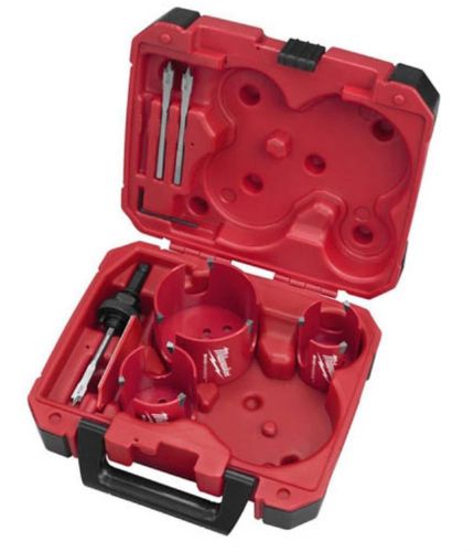 Brand new milwaukee® 7-piece big hawg® hole cutter kit  49-56-9075 3 5/8&#034; cutter for sale