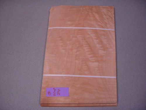 Western figured Maple Veneer Wood 10 1/8&#039;&#039; W x 15 3/4 &#039;&#039;L x 1/32&#039;&#039; Thick 25piece