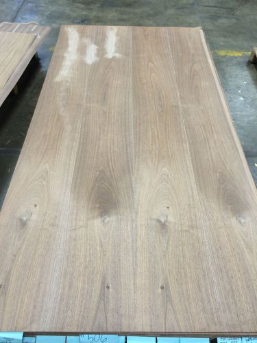Wood Veneer Rustic Walnut 48x98 1pcs total 3-ply wood backed &#034;EXOTIC&#034; 506.1