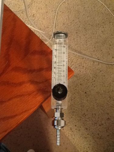 Allied Timeter Single Oxygen Flowmeter 16 lpm Recovery Room O2 Regulator
