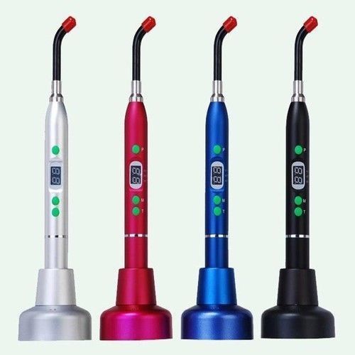 1pc Dental LED Wireless Cordless Light Curing Lamp D2 Four Colors Brand New