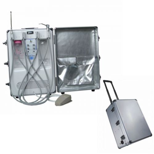 Portable dental delivery unit+ air compressor suction system 3 way syringe 4h/2h for sale
