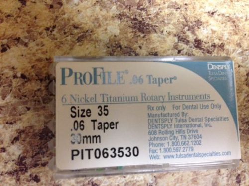 Dentsply ProFile Size 35 Taper 0.06 30 mm