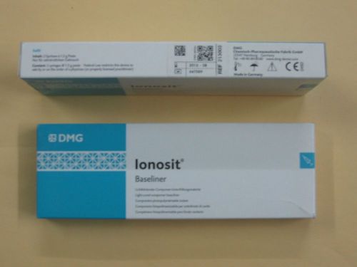 5 X DMG Dental Ionosit Baseliner - 2 Syringes X 1.5 Gm Each, Ref # 213002