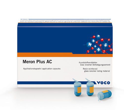 2 X Voco - Meron Plus AC Universal Glass Ionomer Luting Cement New !!!!!
