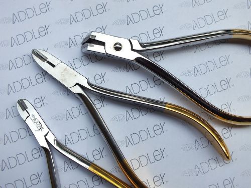 Dental addler ortho tc distal end  wire cutters, pin and ligature cutter pliers for sale