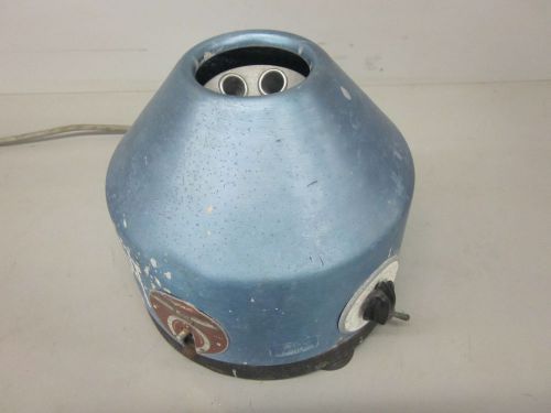 Vintage Sensaur Conical Centrifuge V23912 6 Hole Working Blue