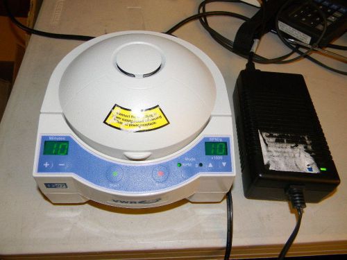Vwr micro 1207 microcentrifuge with 12-place rotor, ex, cond, free shipping usa for sale