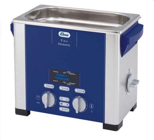 New! elma sonic p30h 0.75 gal ultrasonic cleaner, digital control, 37 and 80khz for sale