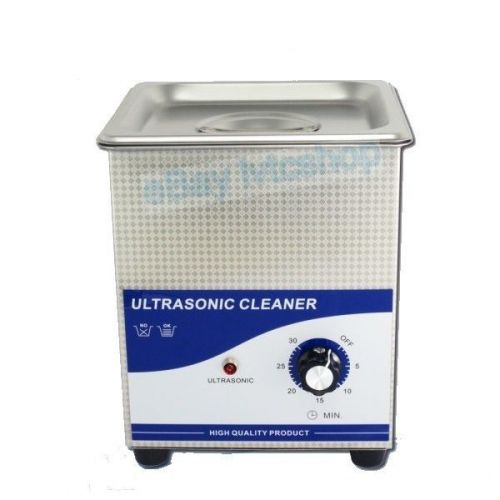 2l ultrasonic cleaner w/ timer free stainless basket new 1 year warranty for sale
