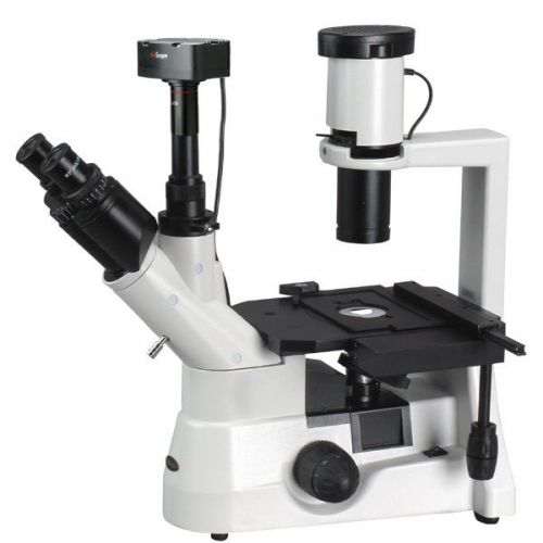 40x-1000x Large Range Plan Inverted Microscope + 10MP Camera Win &amp; Mac