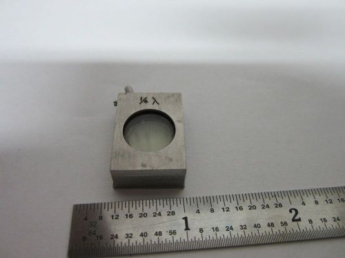 Microscope filter 1/4 lambda unknown maker optics bin#f1-v-58 for sale