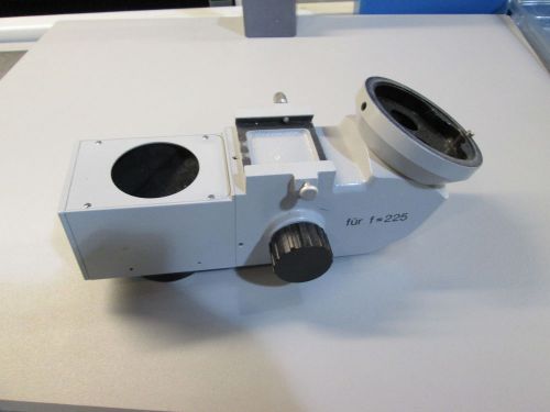Zeiss F=225 0 degree hang on assistant adapter for Zeiss Surgical Microscopes
