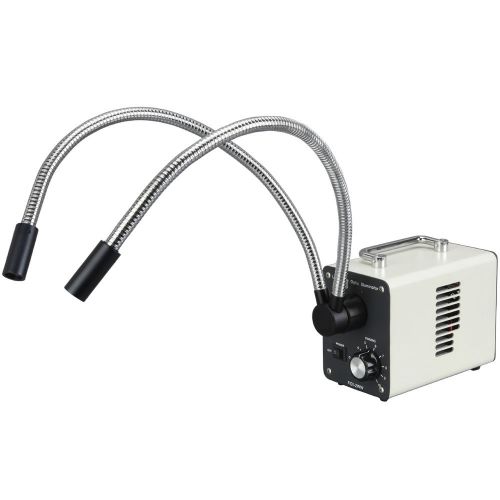 50w led fiber optic  dual gooseneck lights microscope illuminator for sale