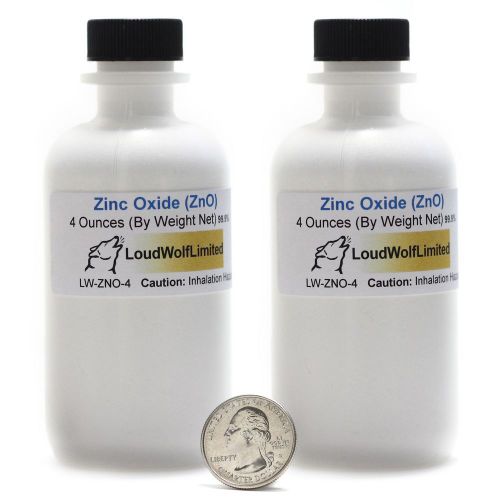 Zinc oxide / fine powder / 8 ounces / 99.9% pure / ships fast from usa for sale