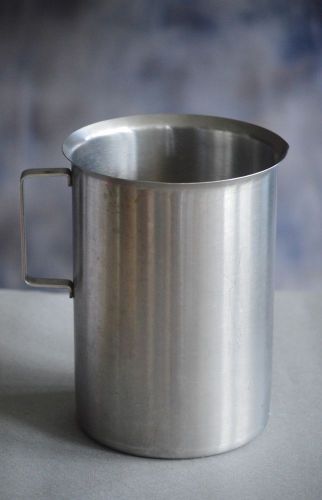 LEEDAL Stainless Steel Pouring Beaker Handle 4000 ml 4 L Photographic Darkroom