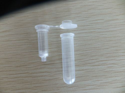 Silica gel membrane column with lid for plasmid DNA purification