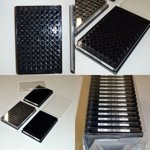 Corning Costar Assay Plate 96-Well with Lid, Black Polyropylene Sterile 20/pack