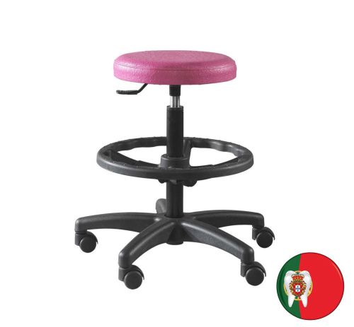 Medical Padded Drive Seat Pneumatic Adjustable Height Stool Foot Rest ANGELUS