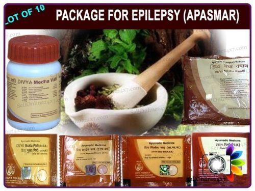 Package of genuine divya herbal products- for epilepsy (apasmara) by ramdev for sale