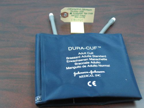 Johnson &amp; johnson dura-cuf reusable bp cuff dual tube adult med long ref: 2774 for sale