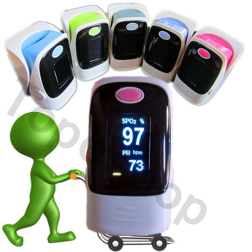 Alarm** CE OLED Fingertip oxymeter spo2,PR monitor Blood Oxygen Pulse Oximeter
