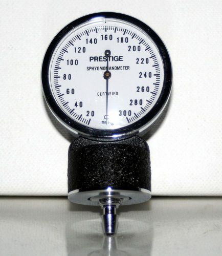 GAUGE for Blood Pressure Cuff,  with bottom port.barbed. male for tubing , new