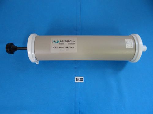 Hans Rudolph 3 Liter Calibration Syringe Series 5530  Spirometry 1588