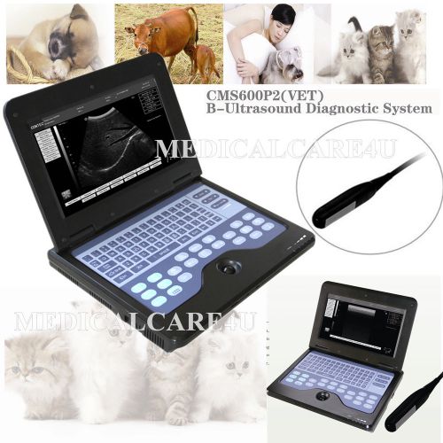 Hot Sale,Veterinary scanner machine,Notebook B-ultrasound scanner,Rectal probe